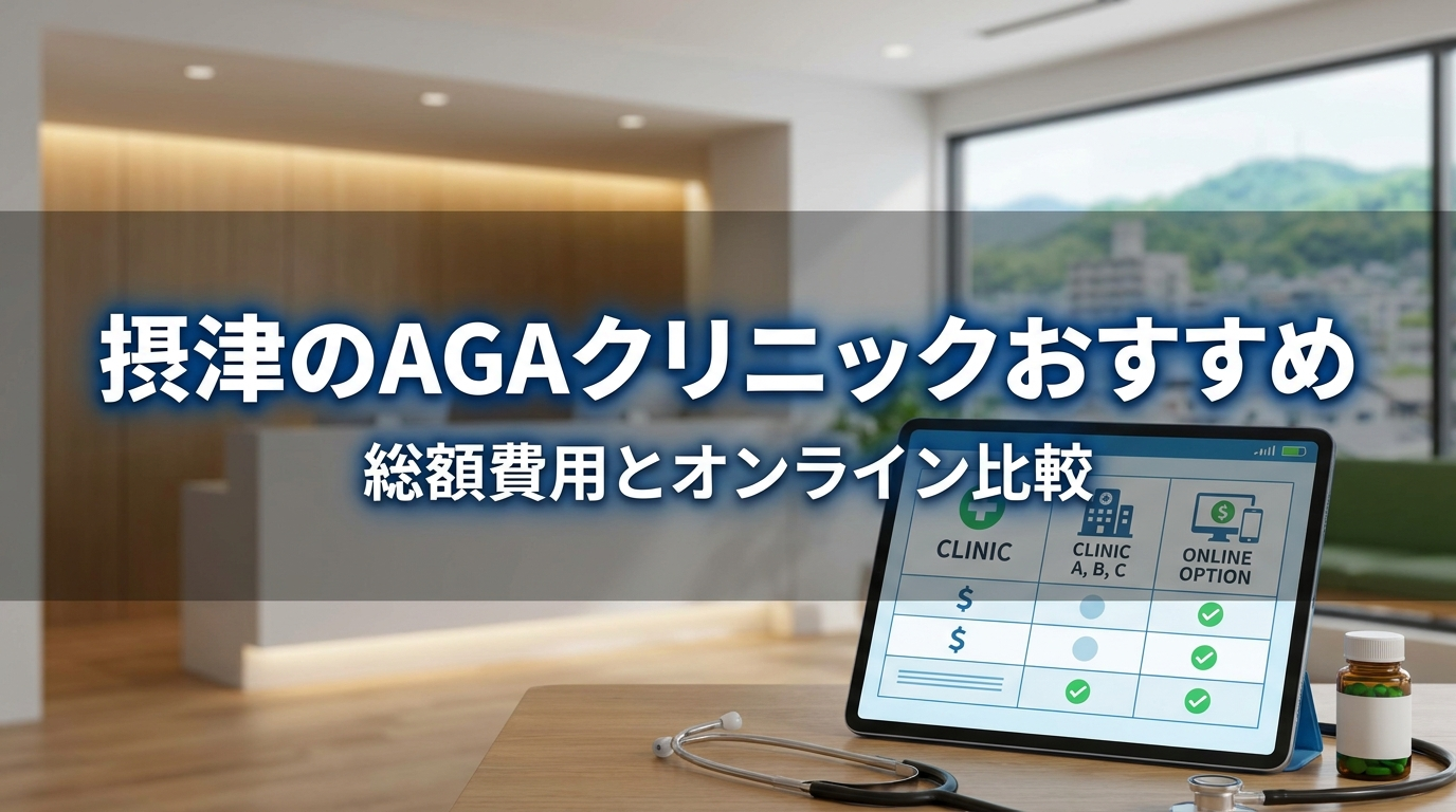摂津のAGAクリニックおすすめ3院｜総額費用とオンライン比較 - Your