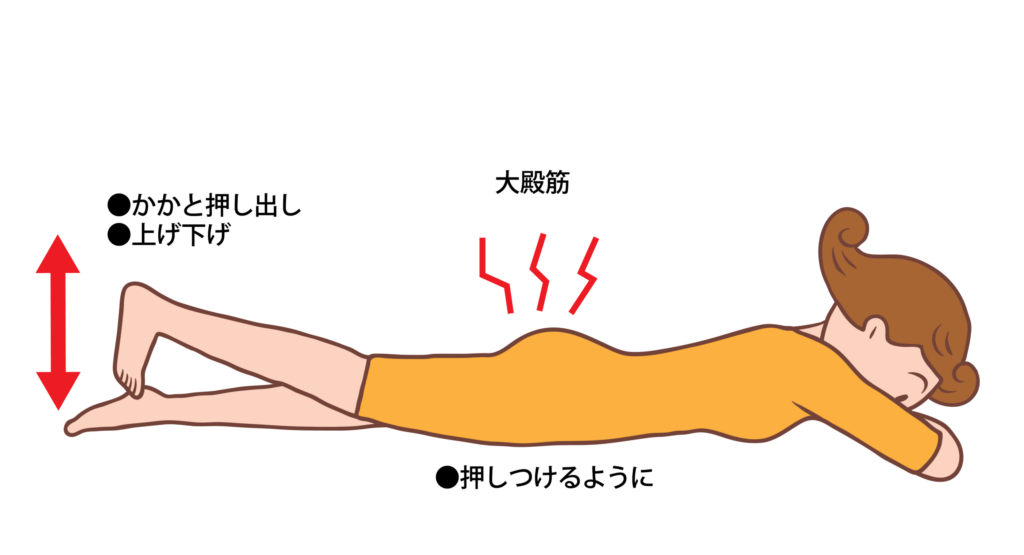 B:大殿筋トレーニング
