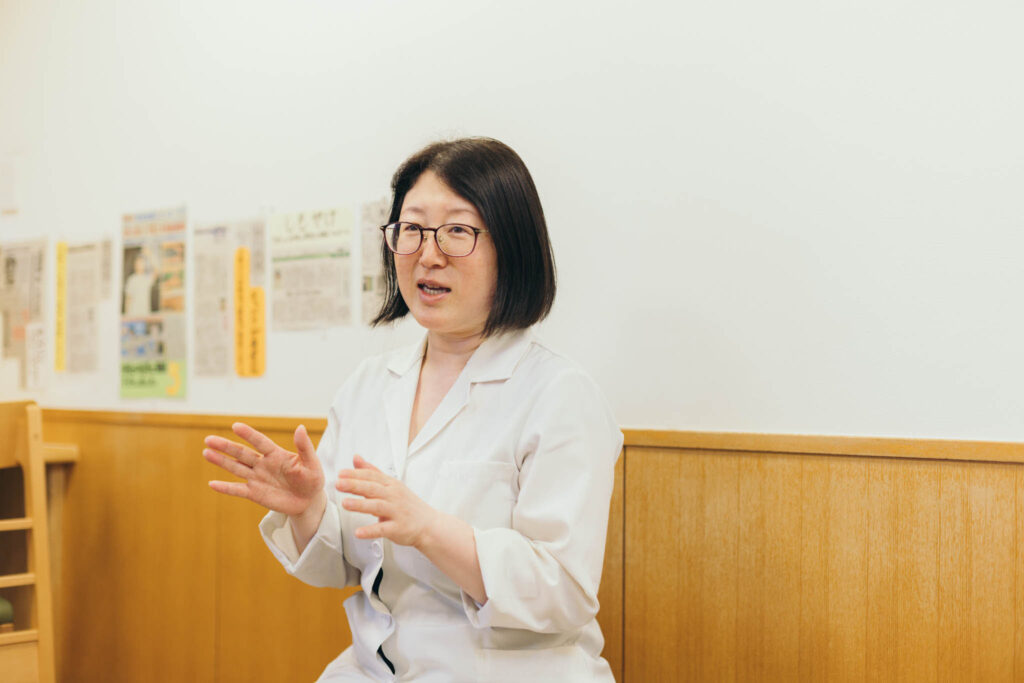 小西院長インタビュー風景
